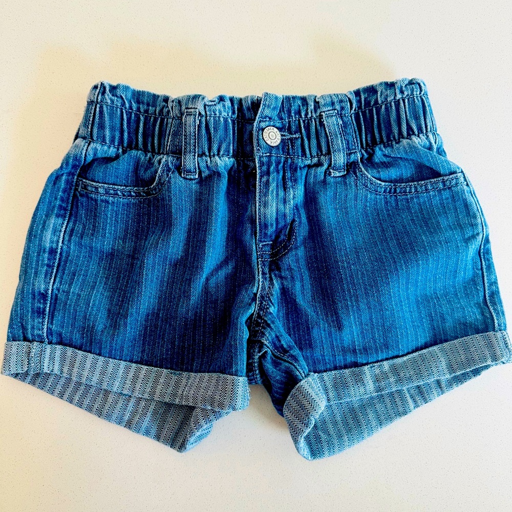 Cat & Jack Paper bag waist shorts Girls size 8
